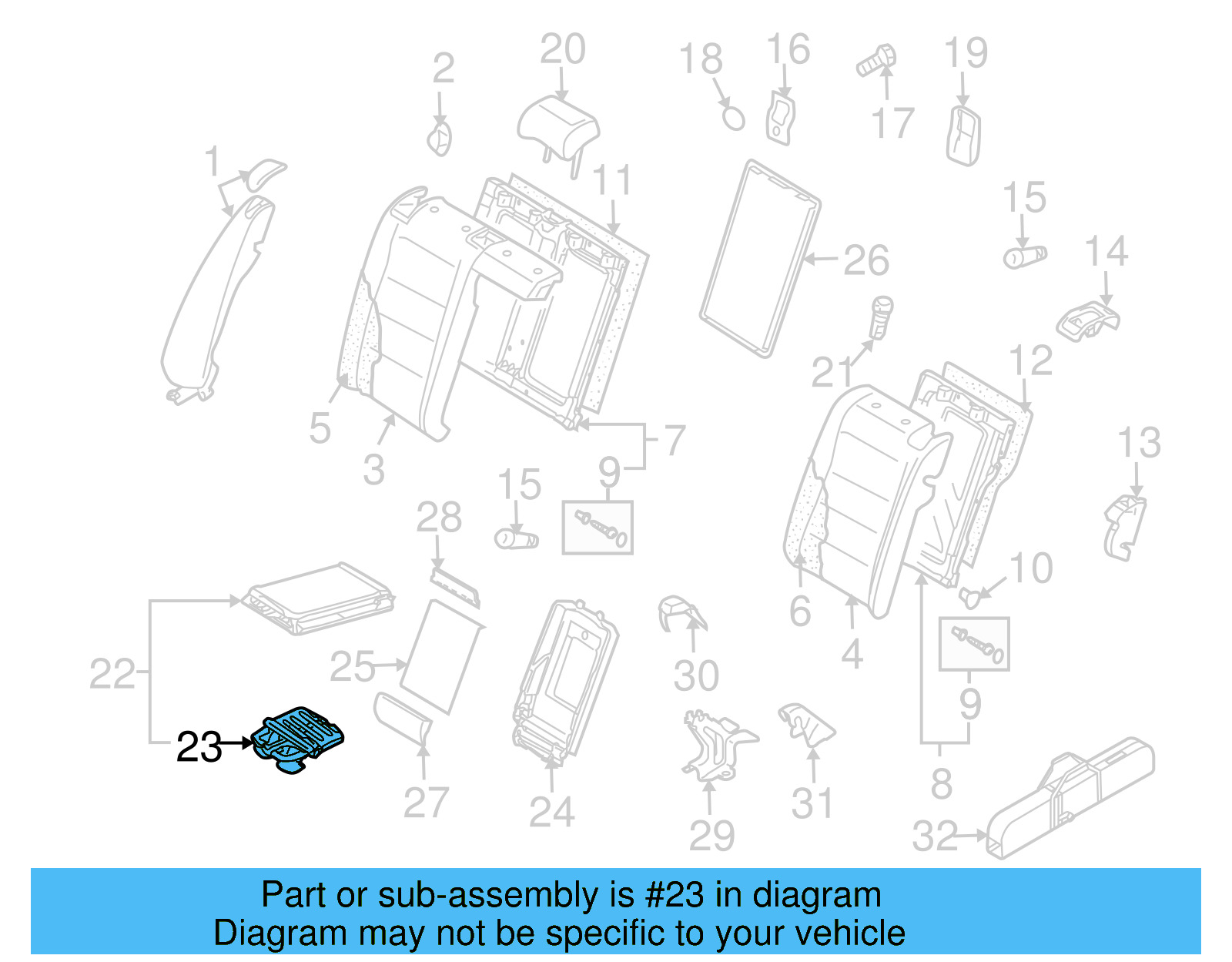 Cup Holder 8P0-885-995-B-6PS - View 47