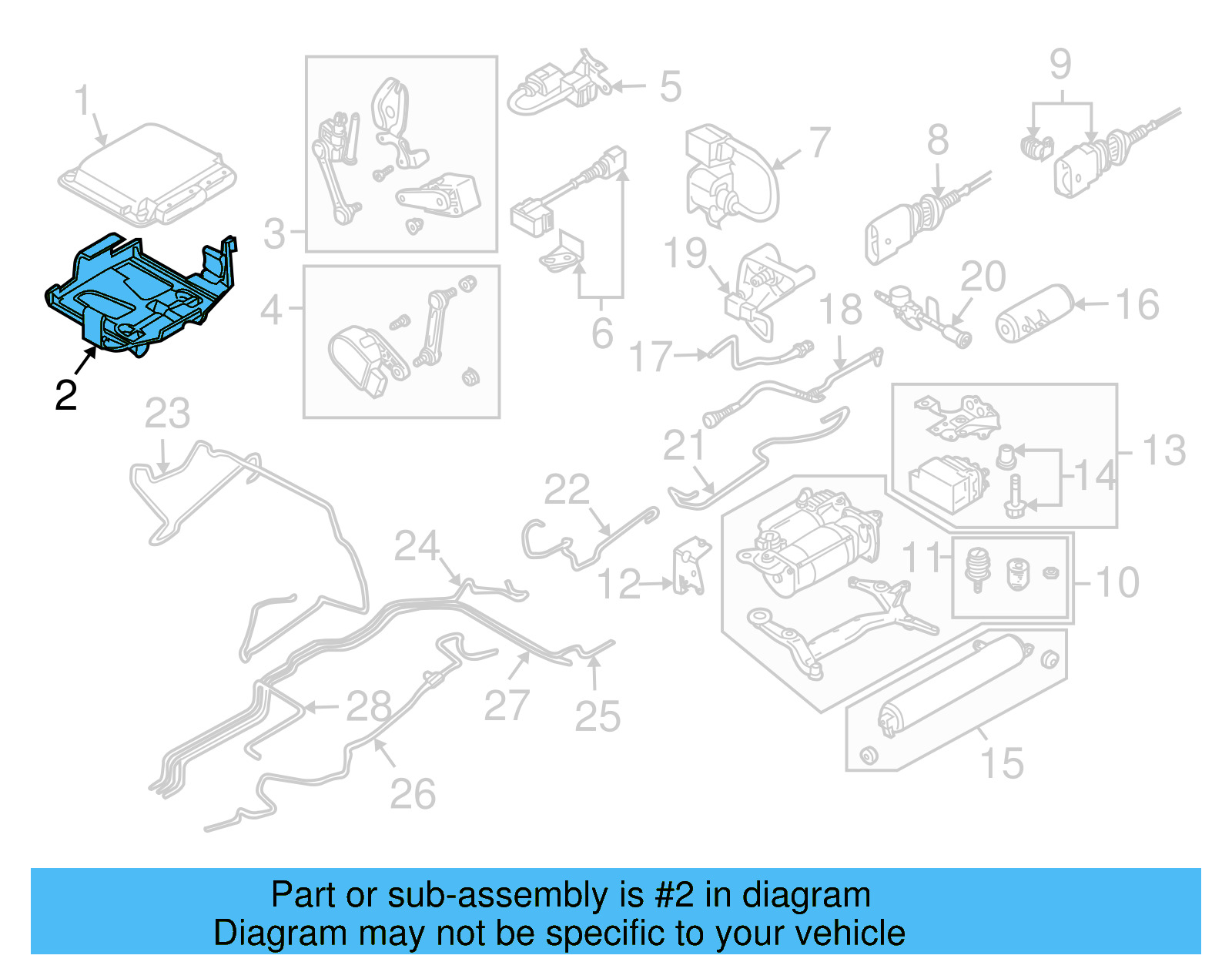 Control Module Bracket 7L0-927-131-C - View 4