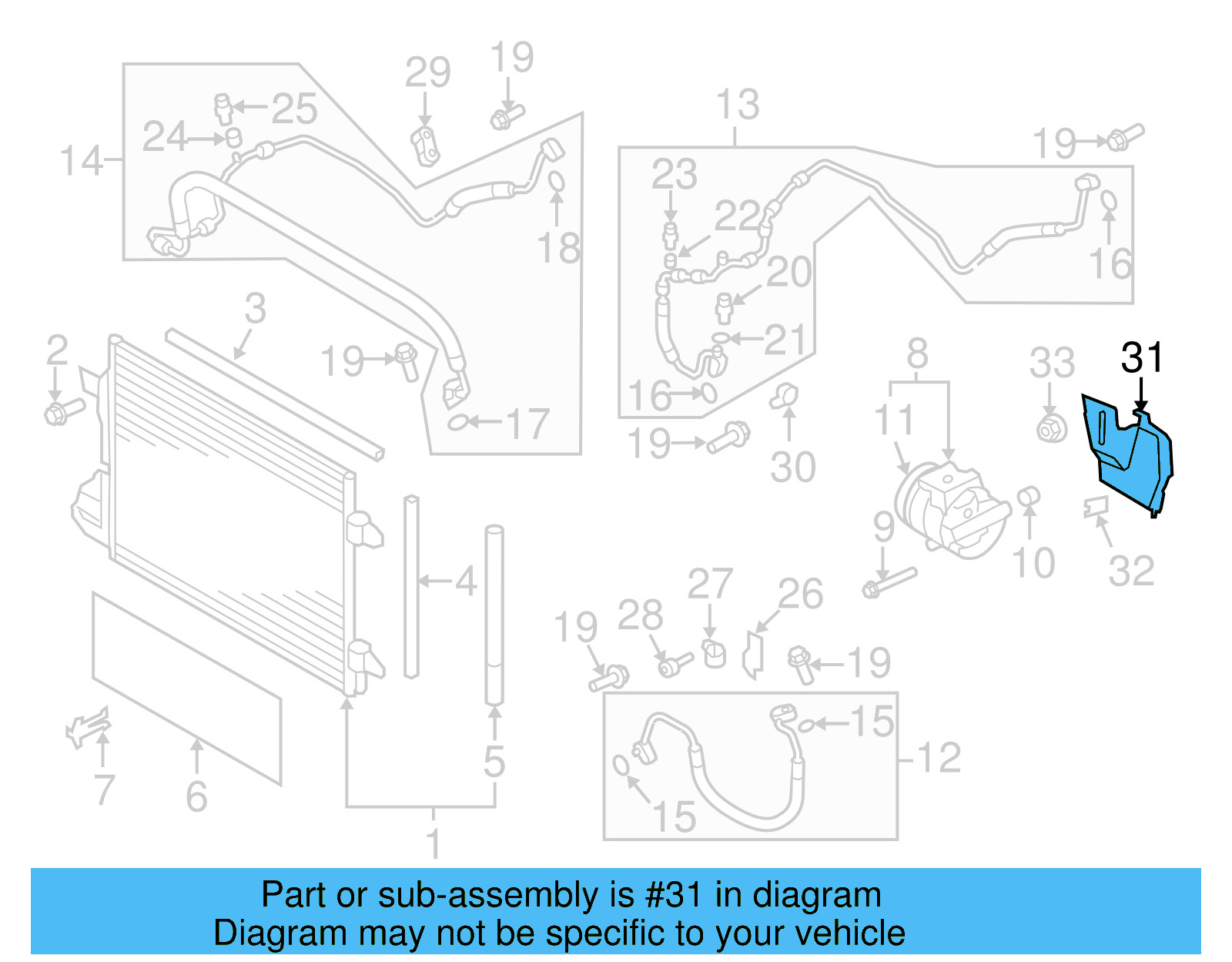 Heat Shield 5N0-820-897 - View 5