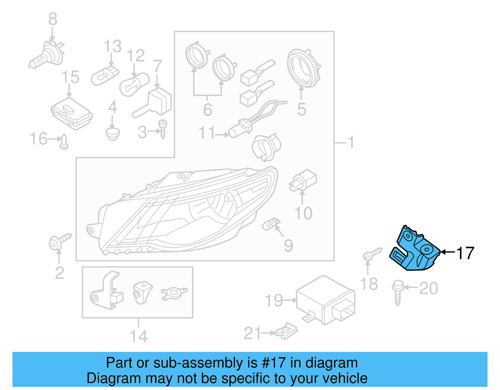 Retainer 3C8-805-299-A - View 3
