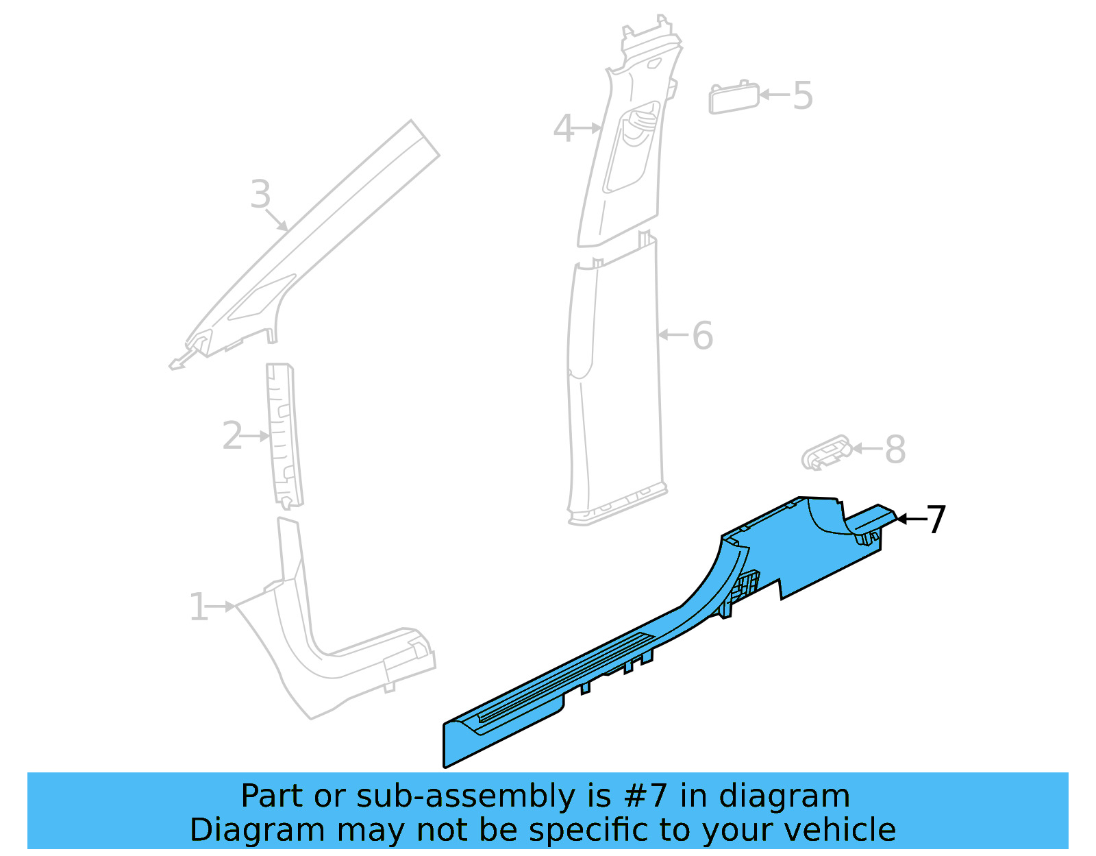 Scuff Plate 11K-853-372-4PK - View 5
