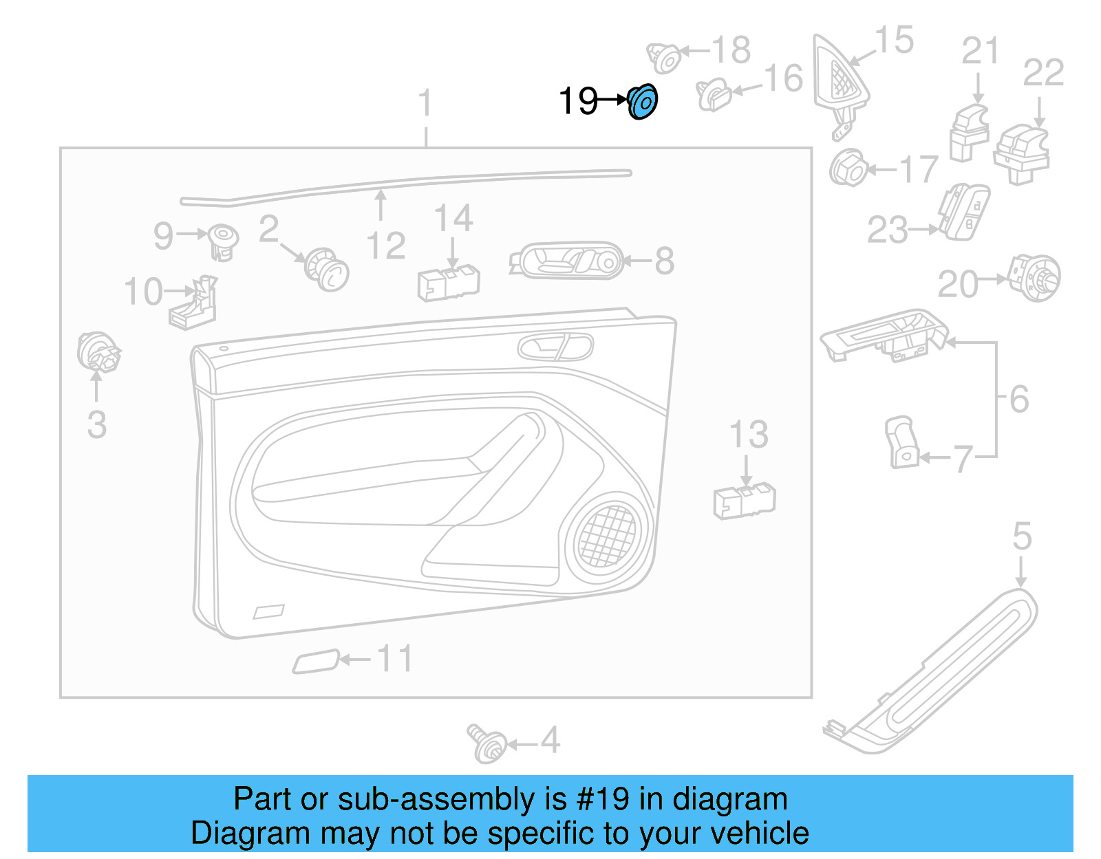 Corner Cover Grommet 5Z0-853-695 - View 4