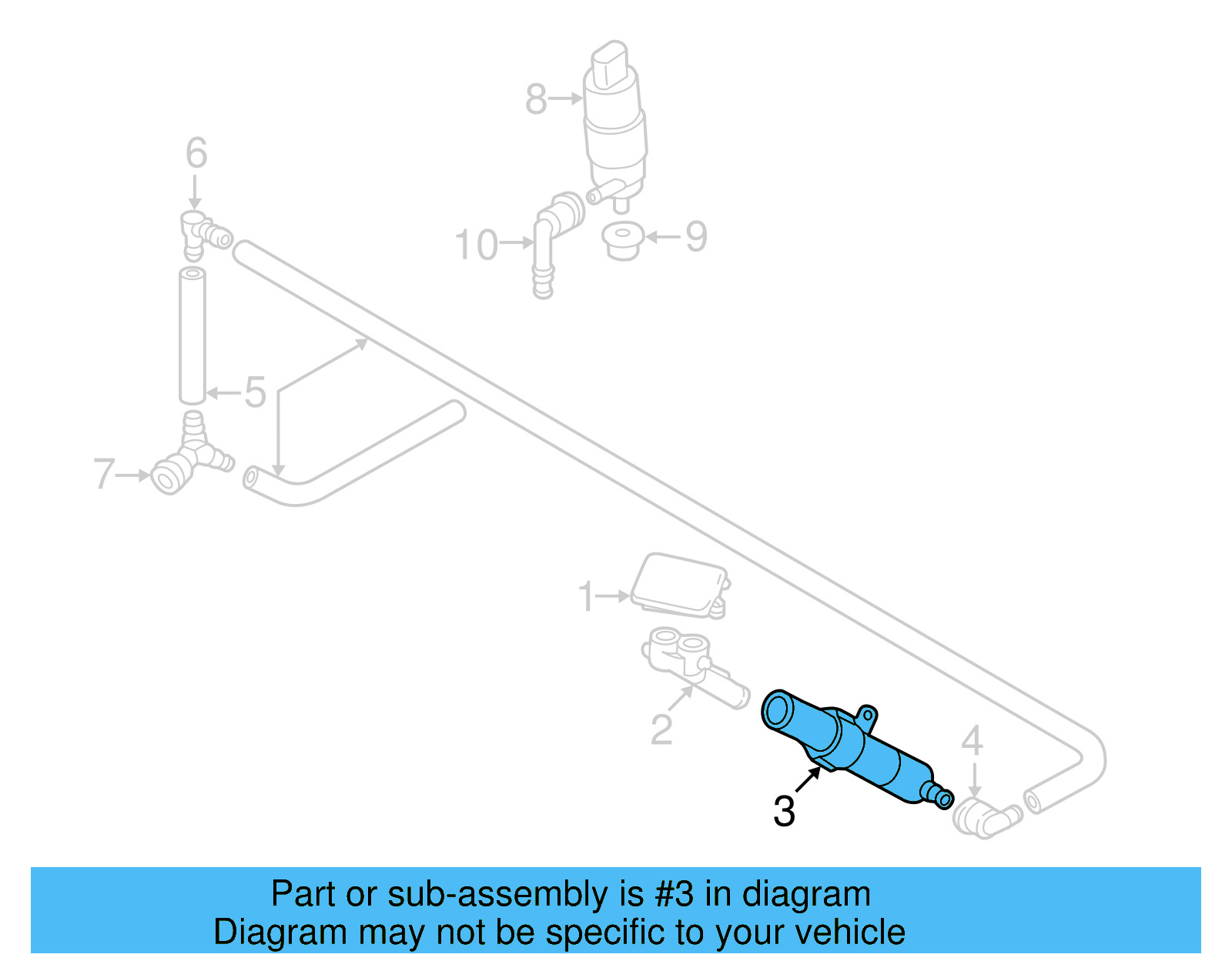 Pressure Cylinder 5K0-955-978-B - View 7