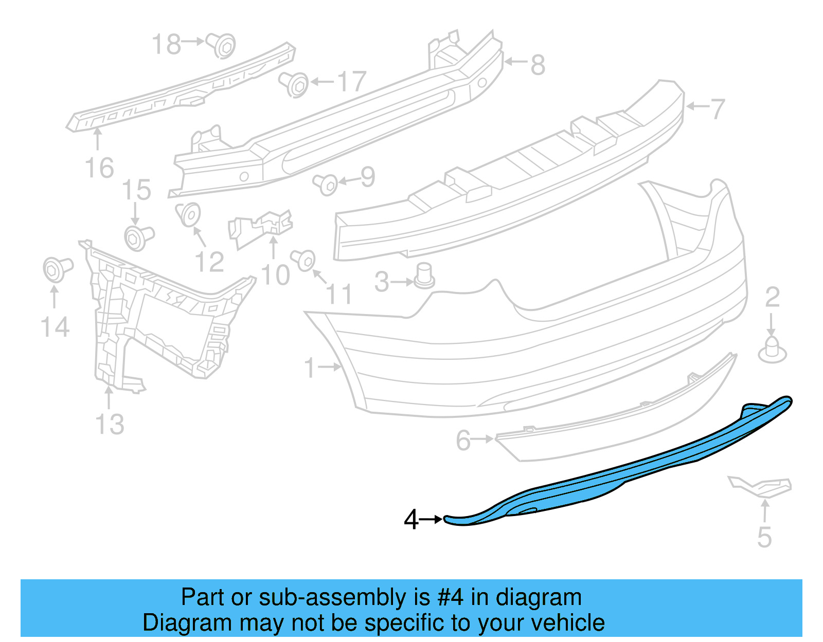 Spoiler 5C6-807-433-D - View 3