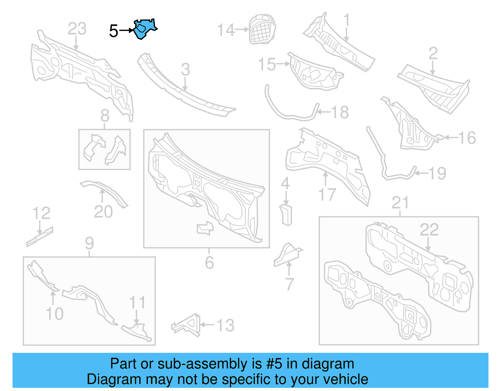 Cover Plate 7P0-805-812 - View 10