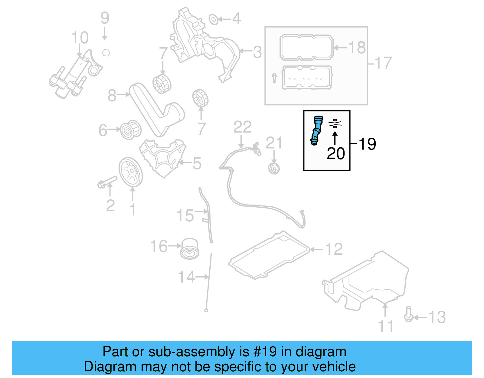 Filler Tube 7B0-115-302 - View 2