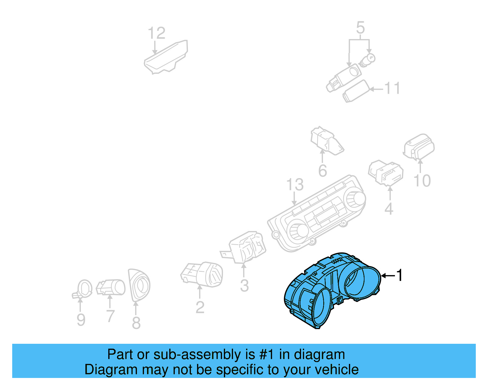 Cluster Assembly 5K6-920-970-HX - View 3
