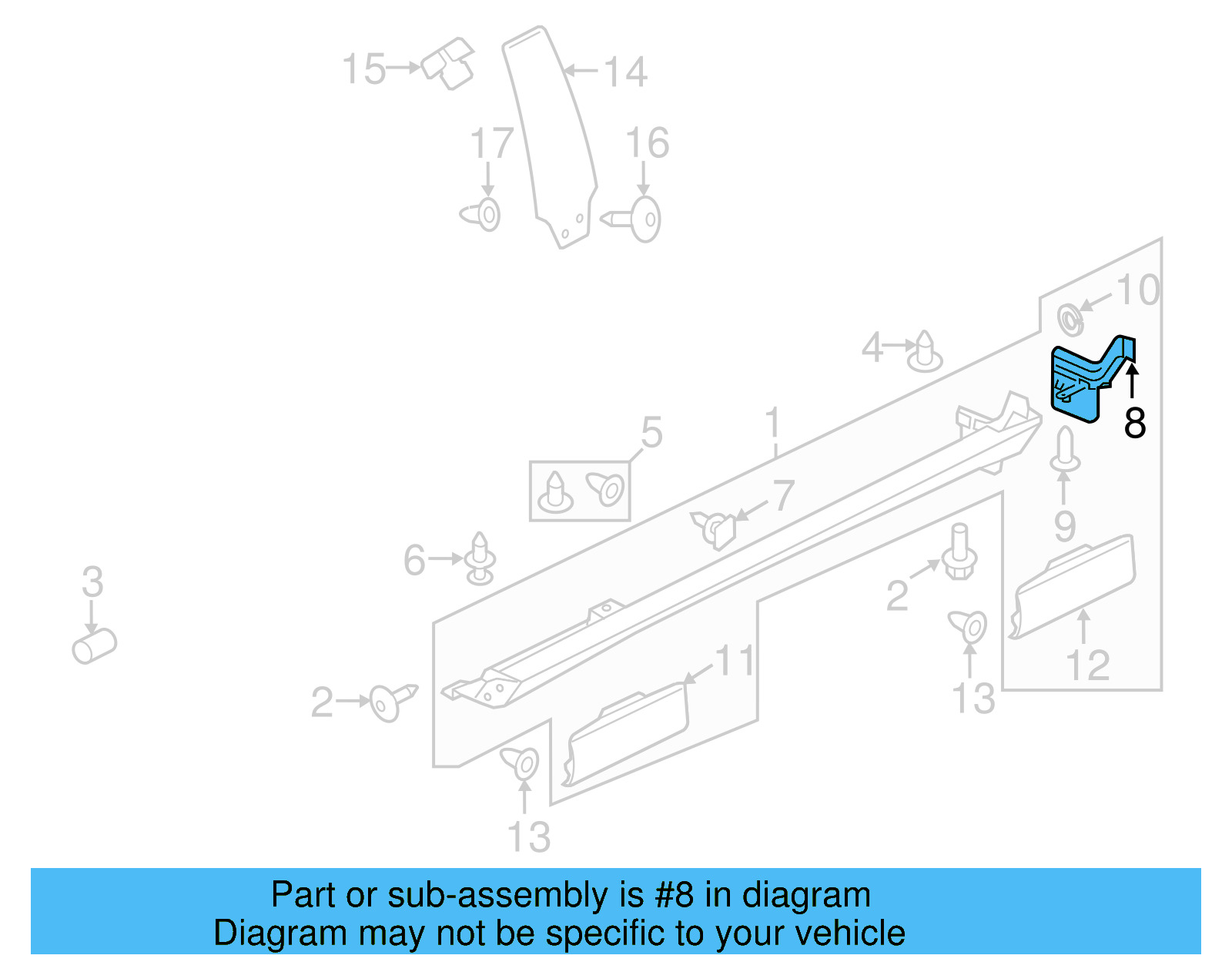 End Cover 3C8-854-855-A-9B9 - View 4