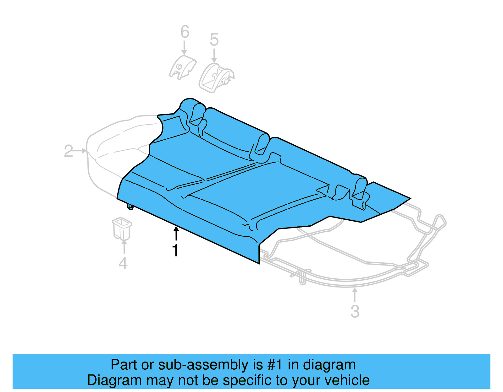 Seat Cover 5GM-885-405-R-BKV - View 3