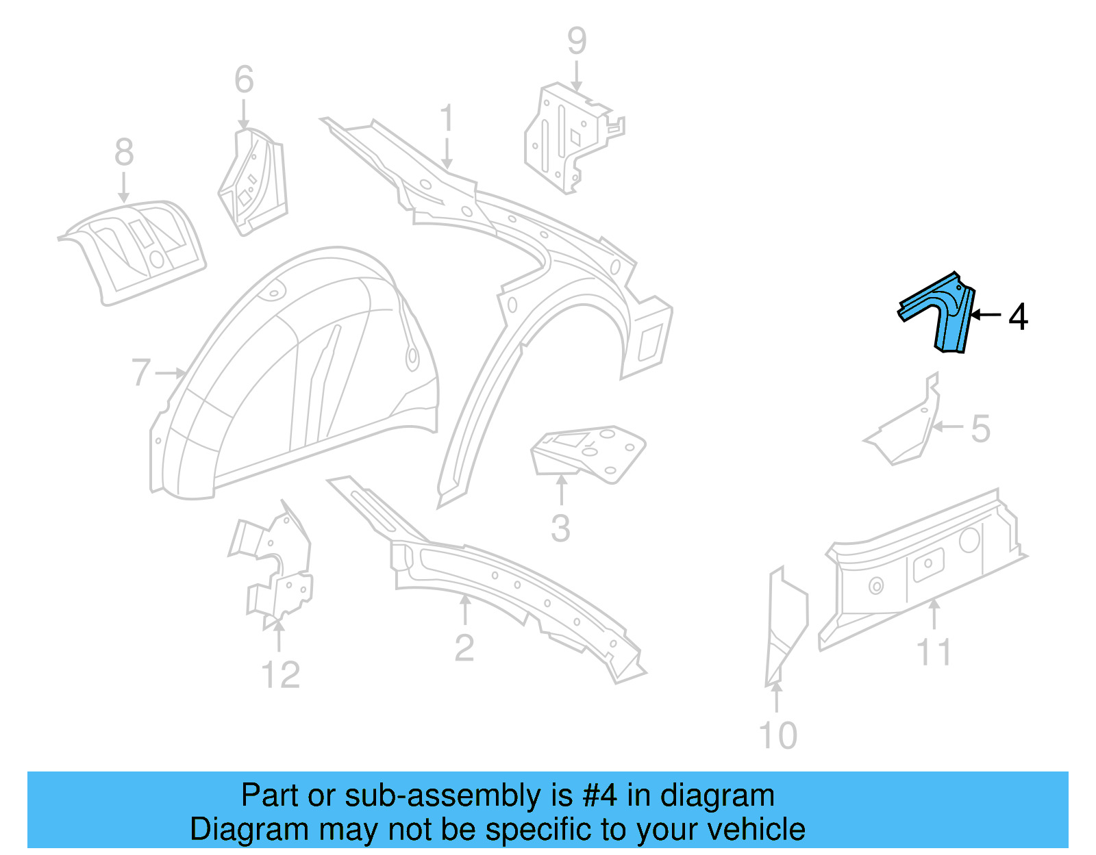 Filler Panel 5C5-809-656 - View 11