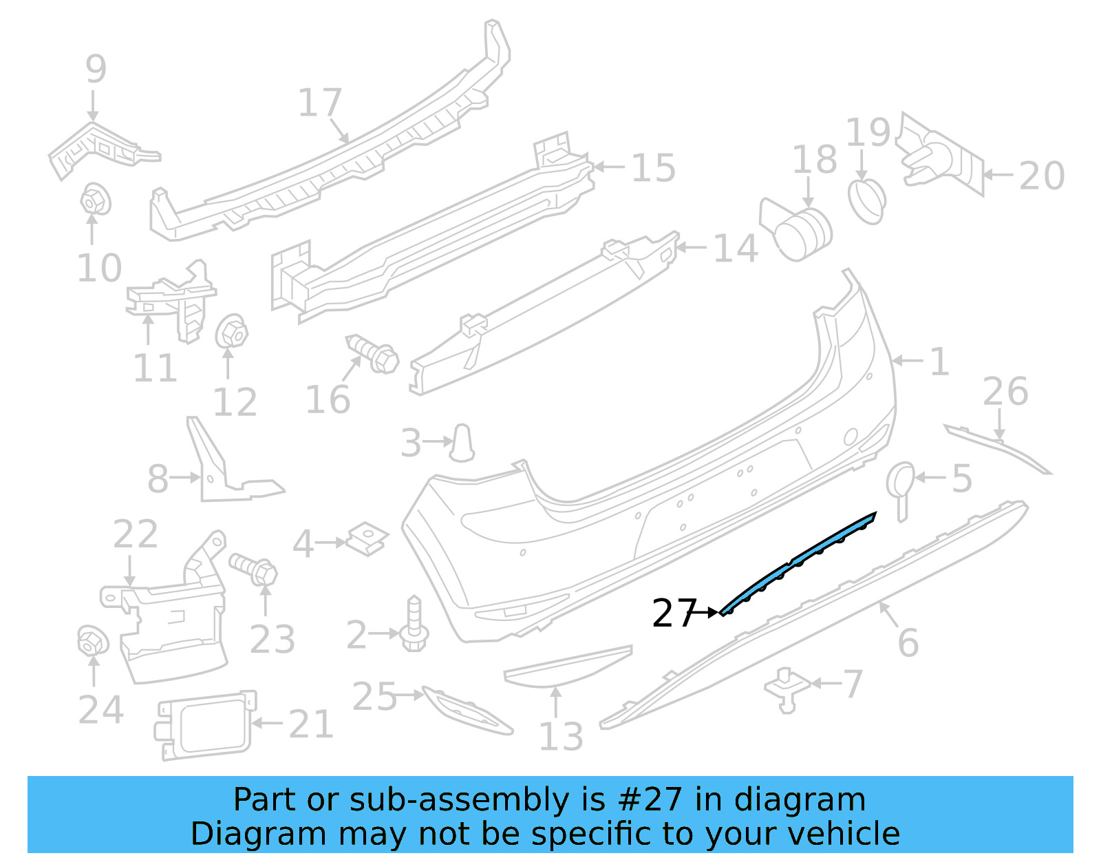 Molding 5G6-853-333-A-9B9 - View 4