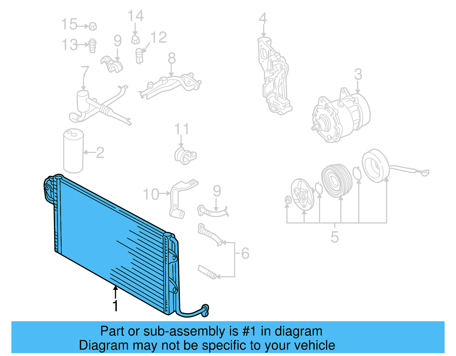 Condenser 1J0-820-413-N - View 9