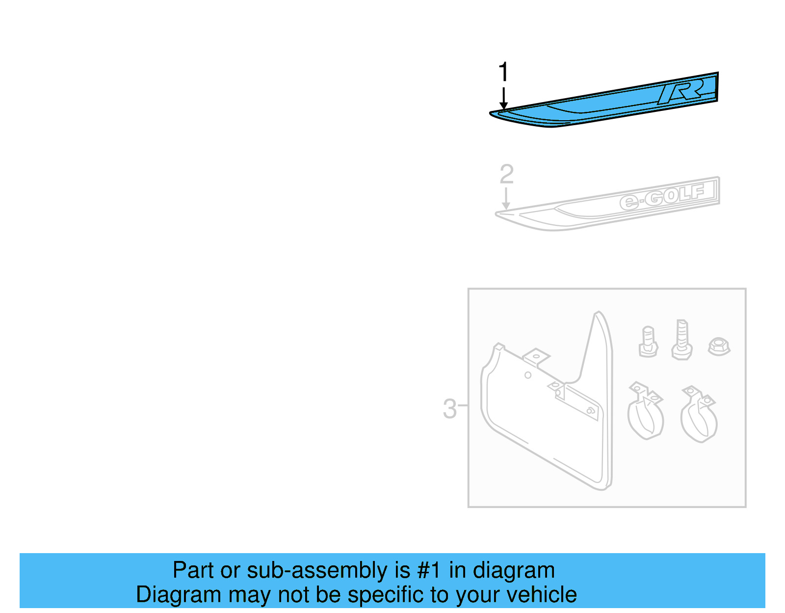 Nameplate 5G0-853-688-BF-FOD - View 4