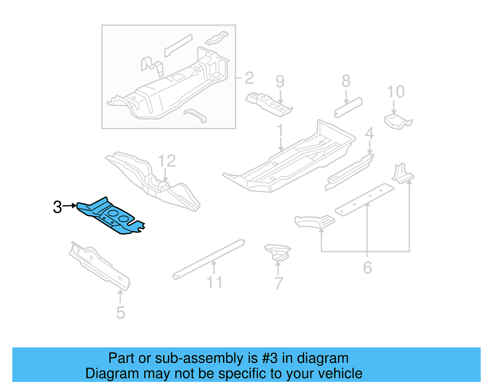 Floor Reinforced 1Y0-804-490 - View 9