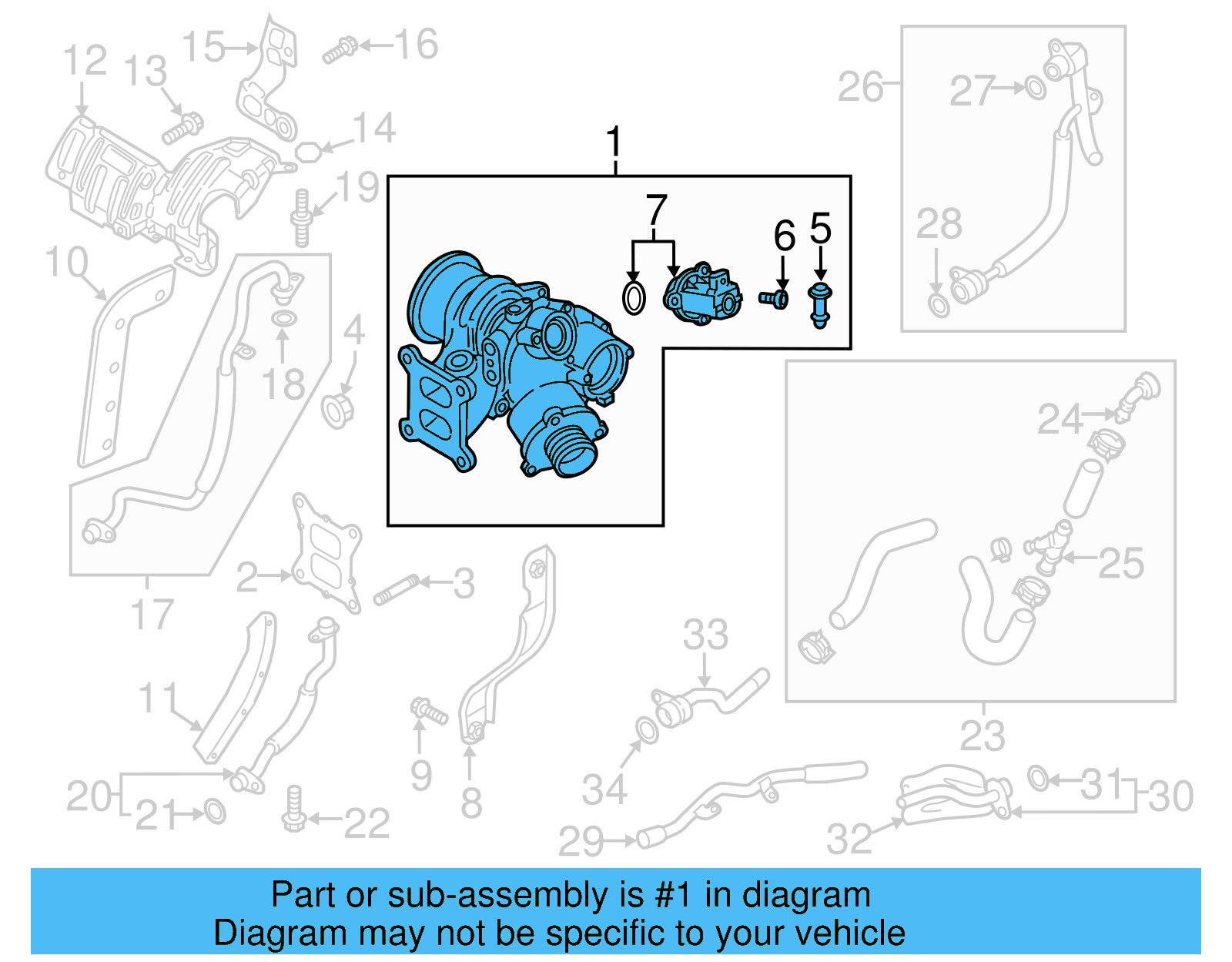 Turbocharger 06K-145-061-D - View 5