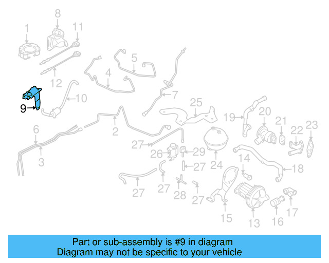 Mount Bracket 1Q0-906-468-A - View 6