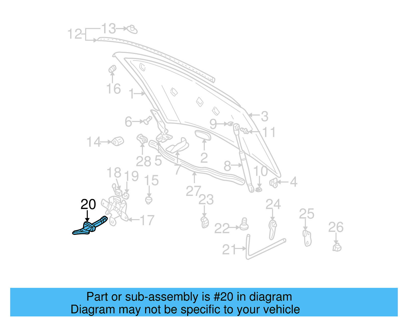 Release Rod 1J0-823-593-C-01C - View 6
