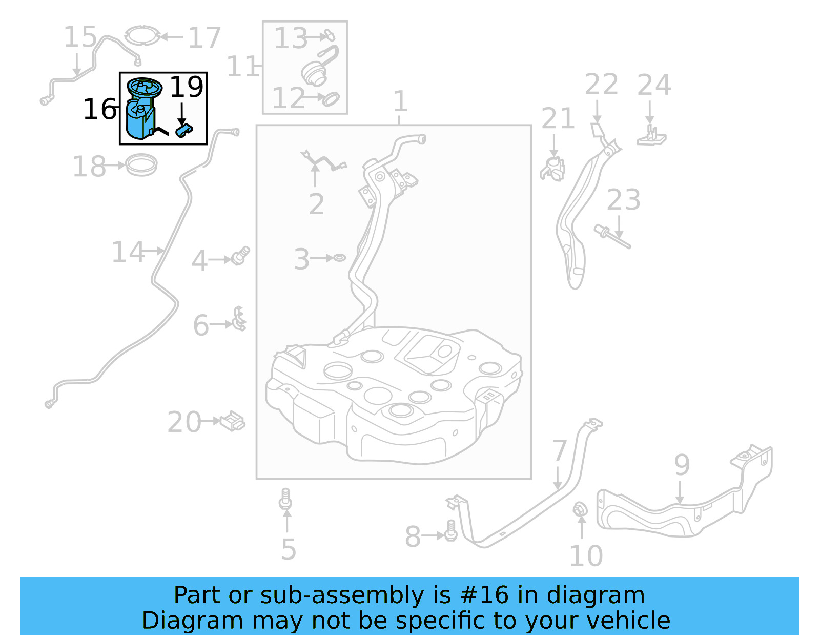 Fuel Pump Assembly 5QM-919-051-M - View 6