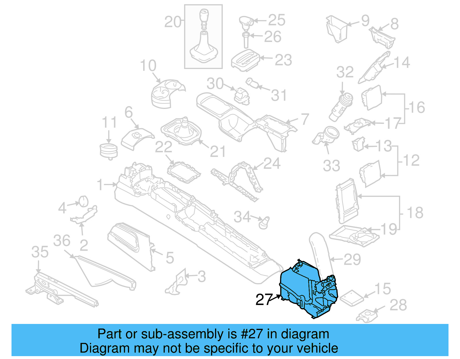 Armrest Assembly 1C0-864-206-H-MBX - View 14