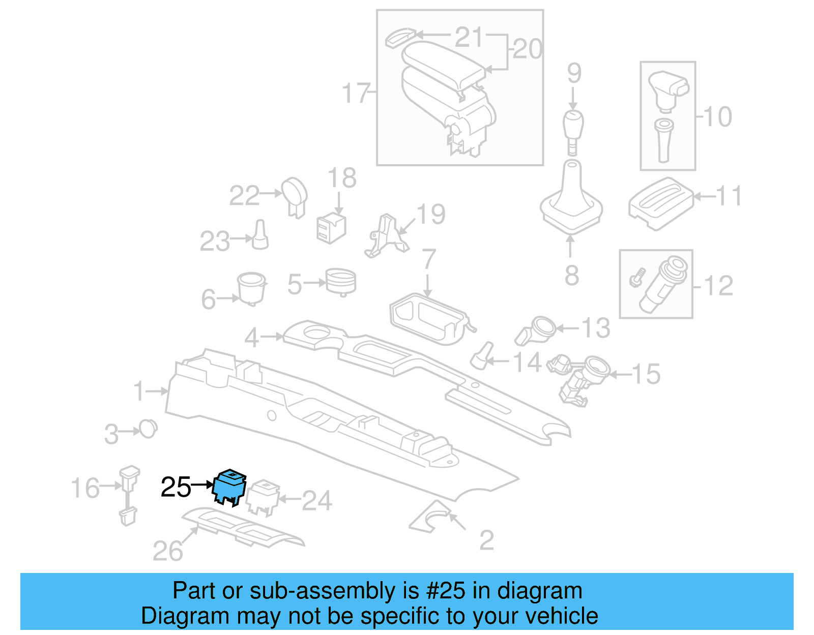 Lock Switch 1C0-959-831-01C - View 6