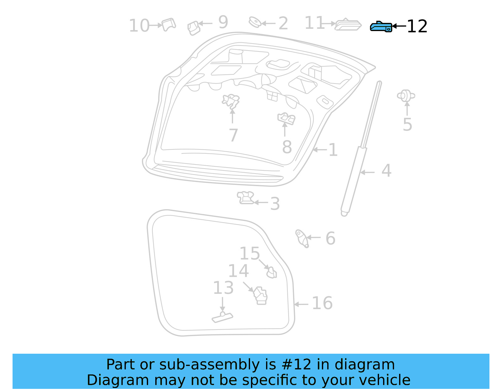 Release Handle 2GJ-827-566-C - View 7