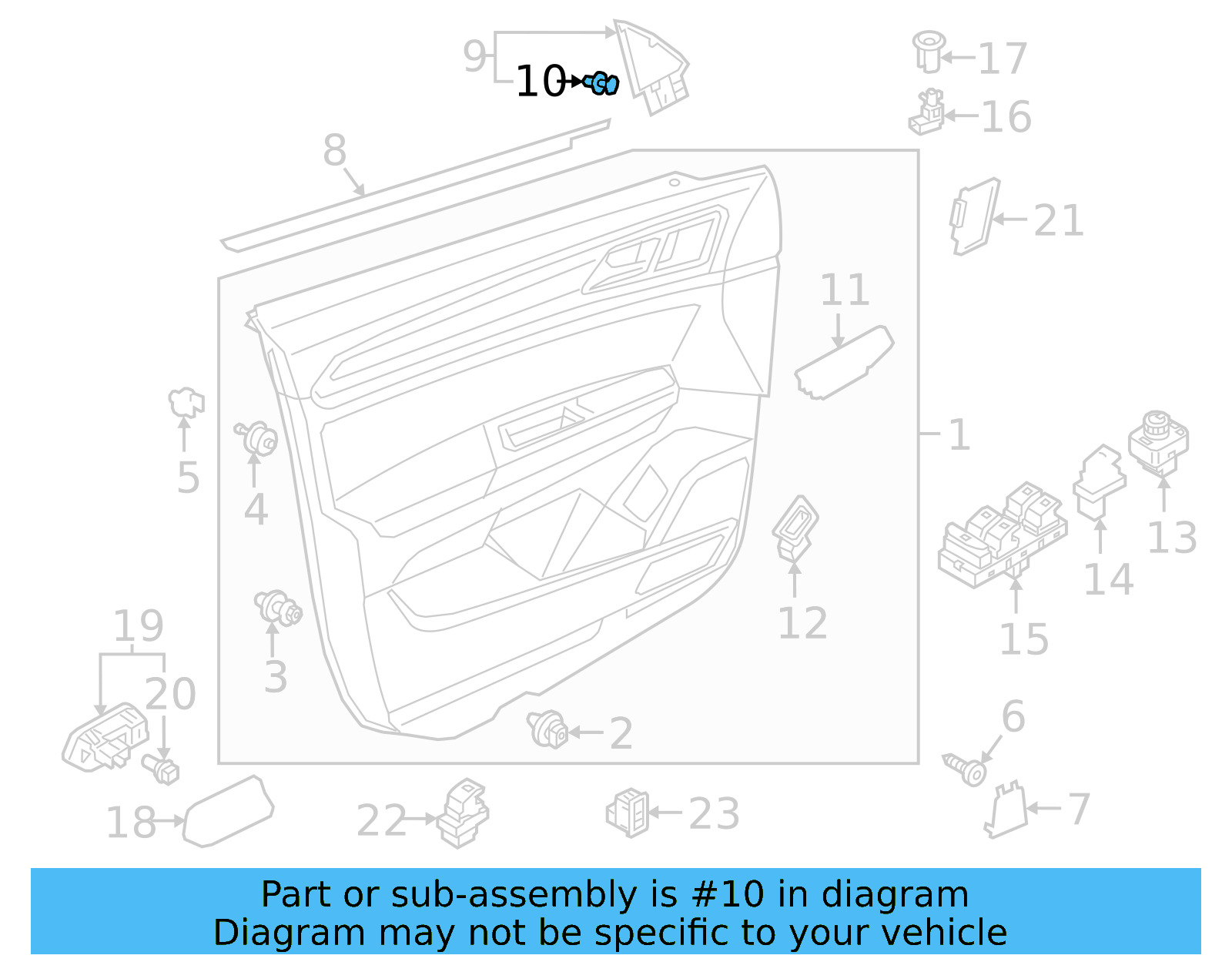 Corner Trim Clip WHT-005-838 - View 16