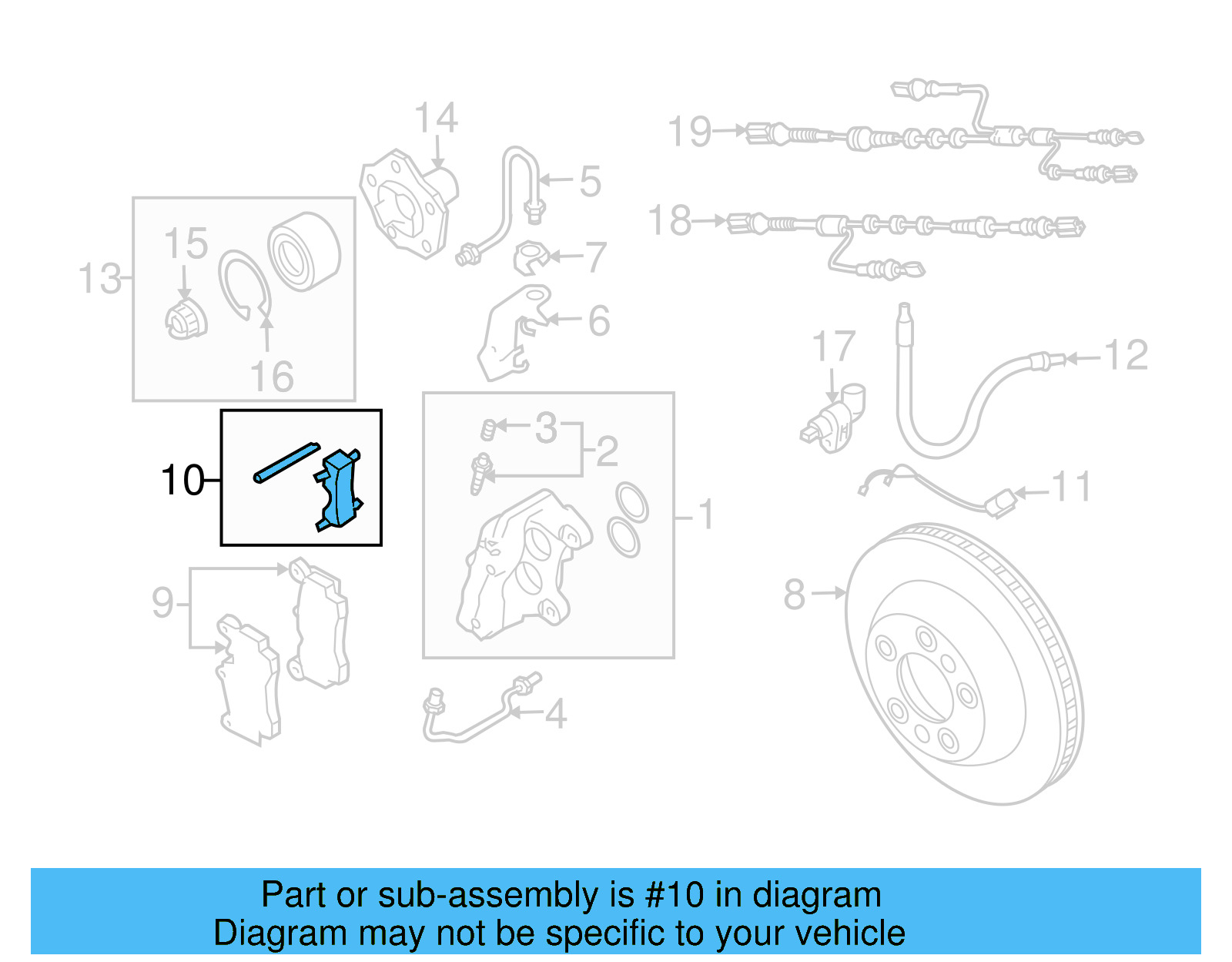 Brake Lining 7L0-698-451-K - View 6