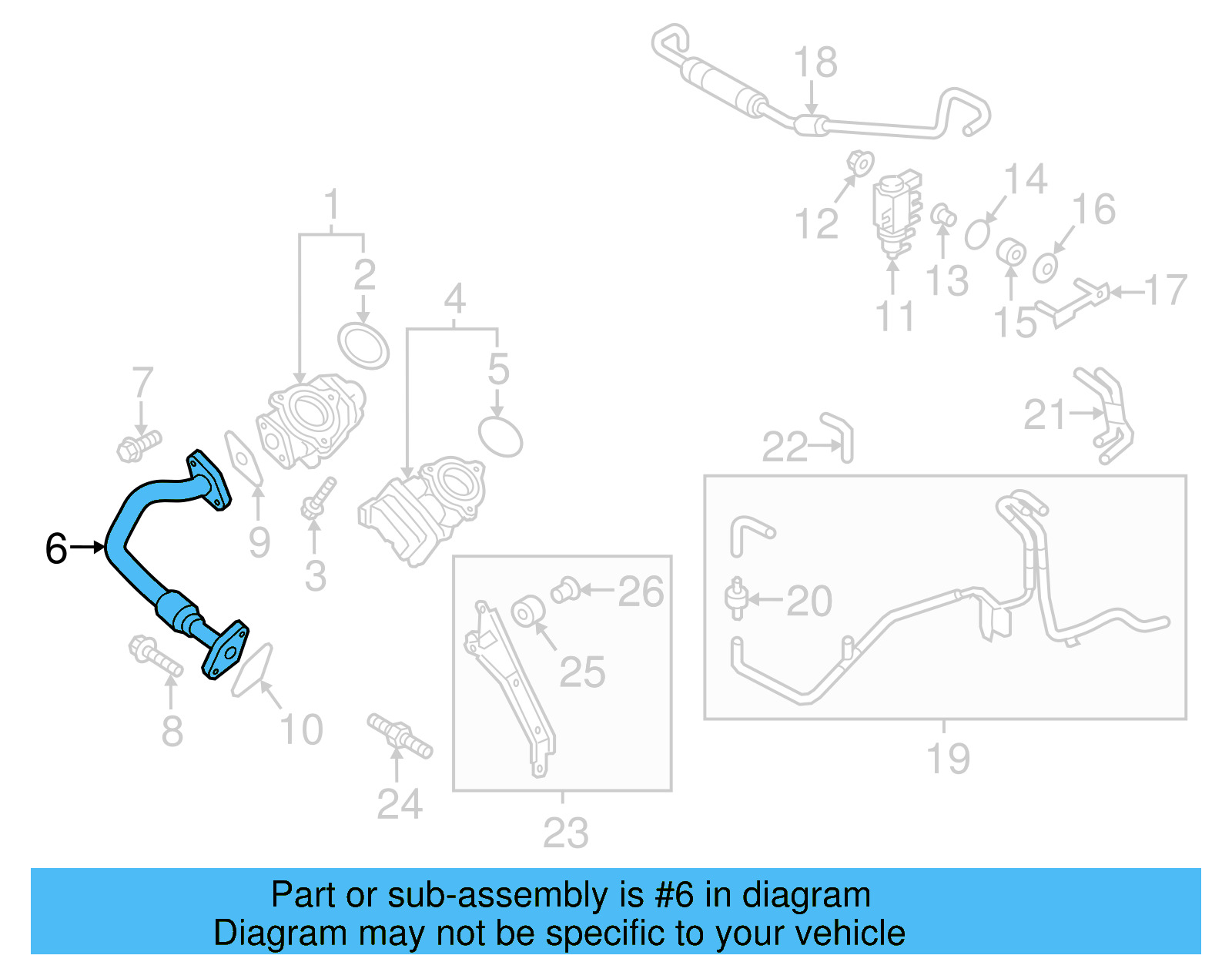 Connector Pipe 03L-131-521-AF - View 10