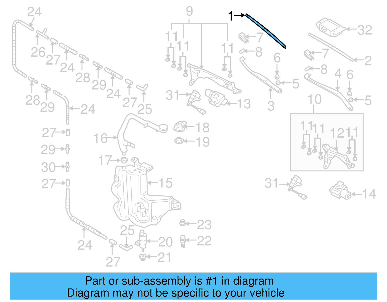 Wiper Blade 3D1-998-002 - View 2
