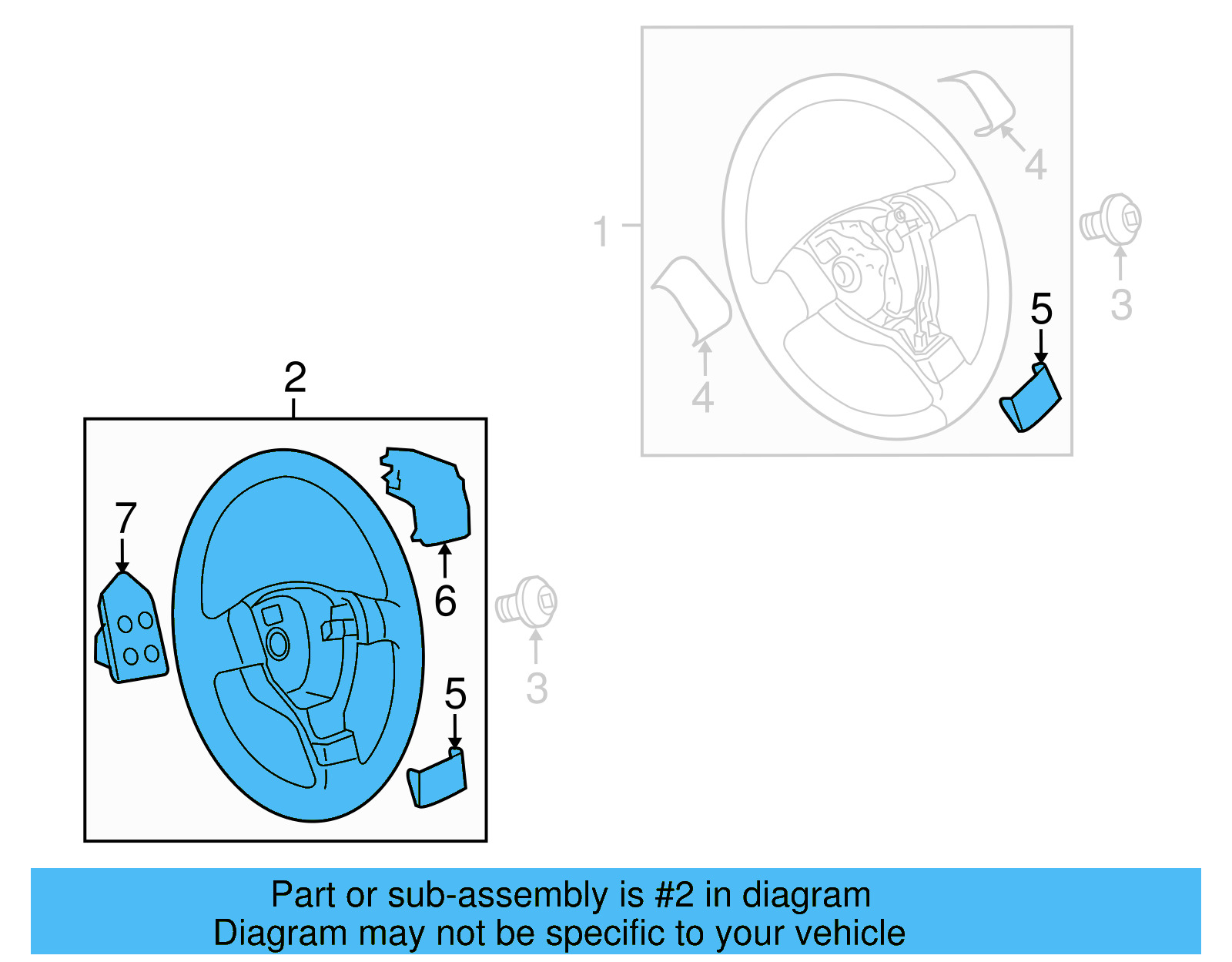 Steering Wheel 3C0-419-091-AG-E74 - View 9