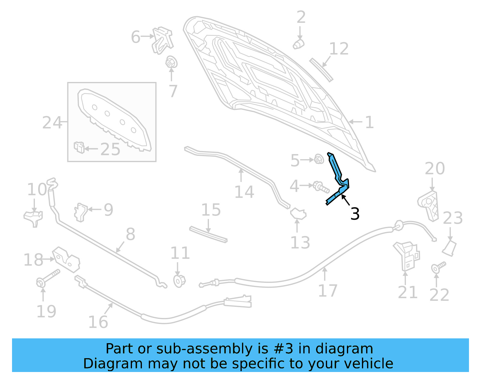 Hood Hinge 17A-823-301 - View 4