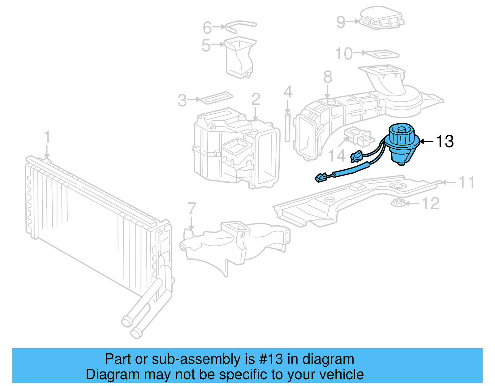 Blower Assembly 1H1-820-021 - View 12