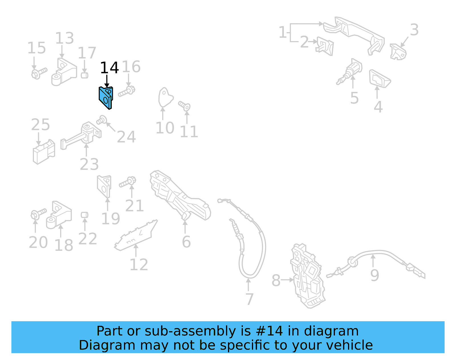 Upper Hinge 14A-831-401-A - View 4