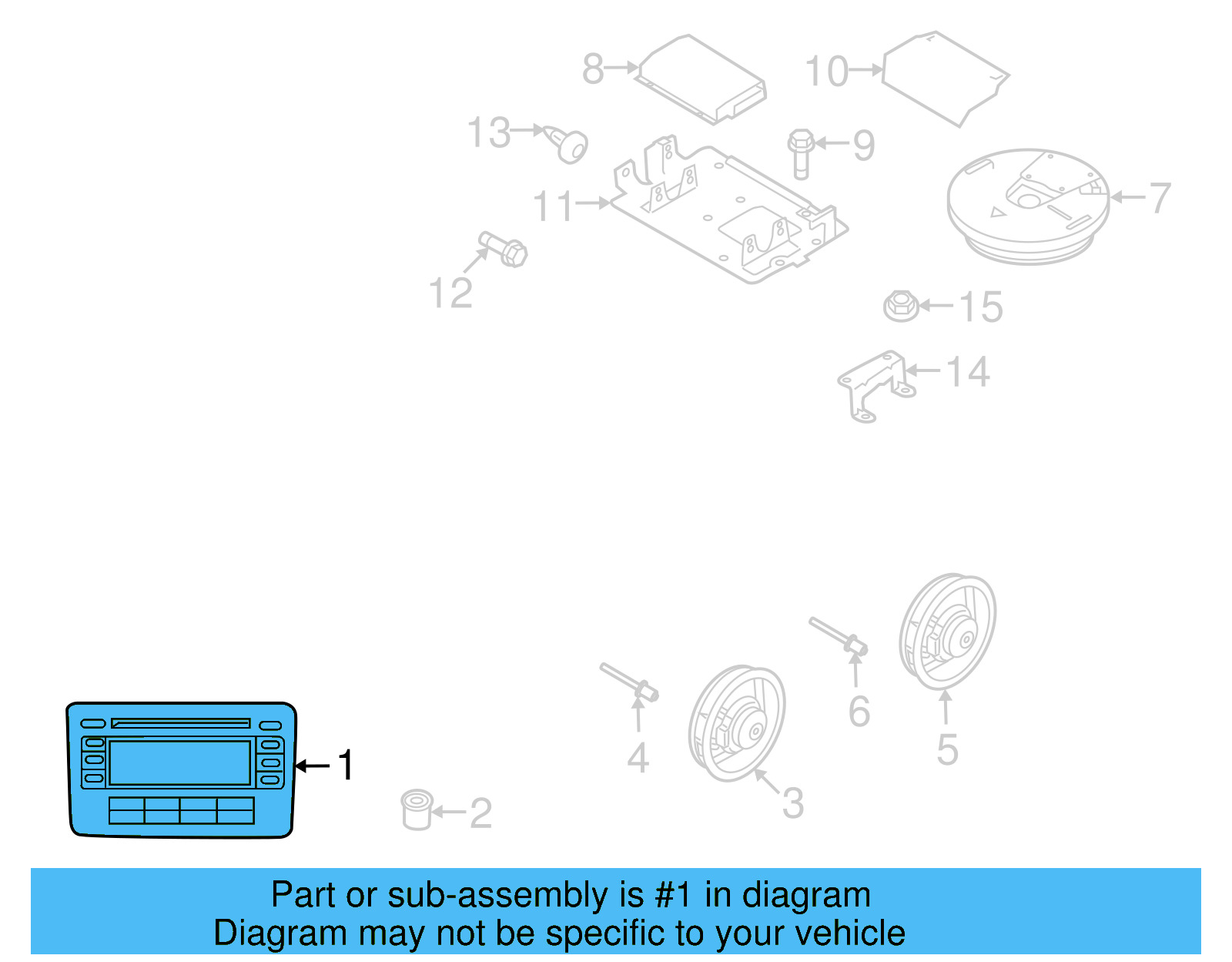 AM/FM CD 5K0057190AX - View 7