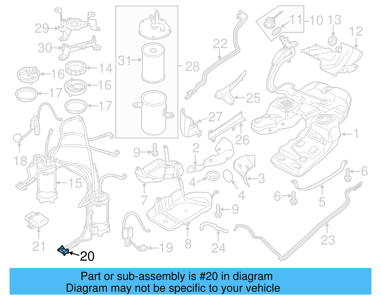 Fuel Pump 7P6-919-715-A - View 6