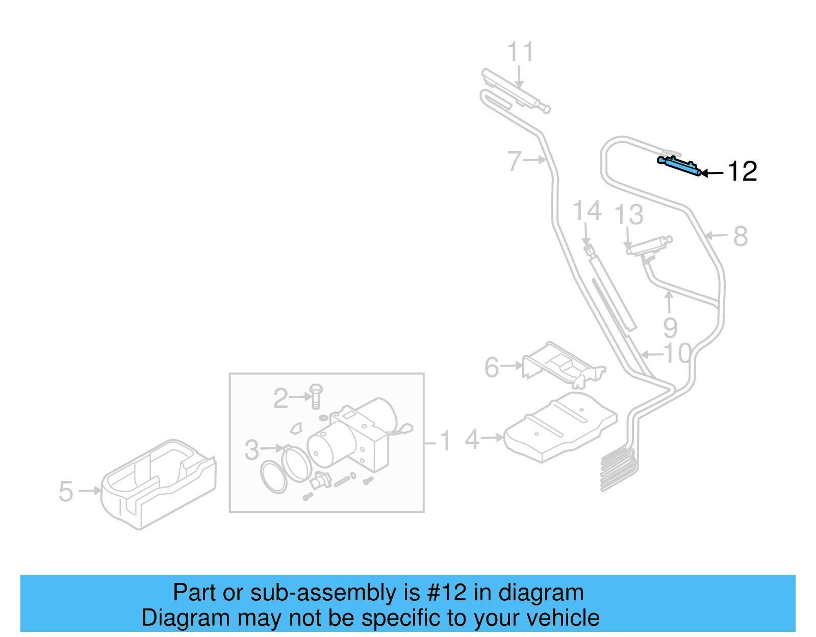 Hydraulic Cylinder 1Q0-871-795-A - View 8