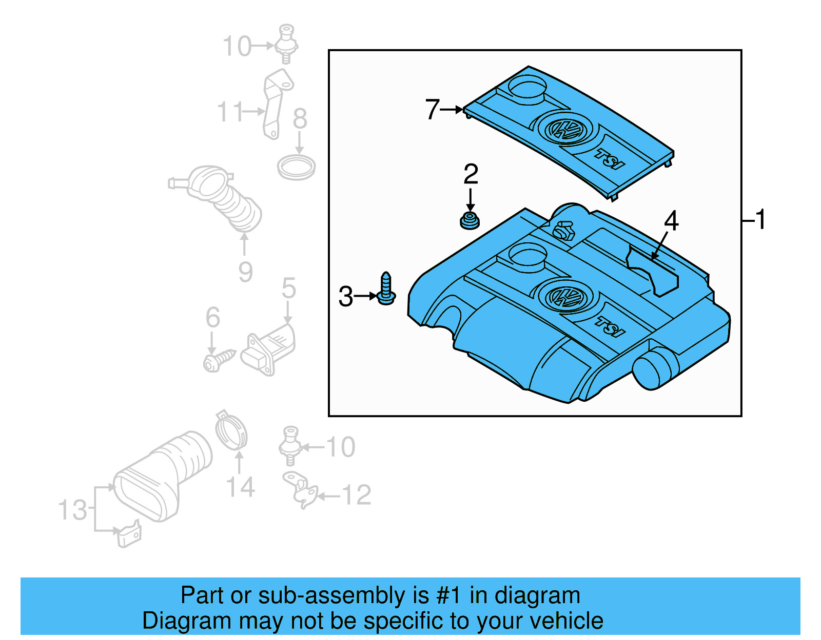 Air Cleaner Assembly 06F-133-835-K - View 5