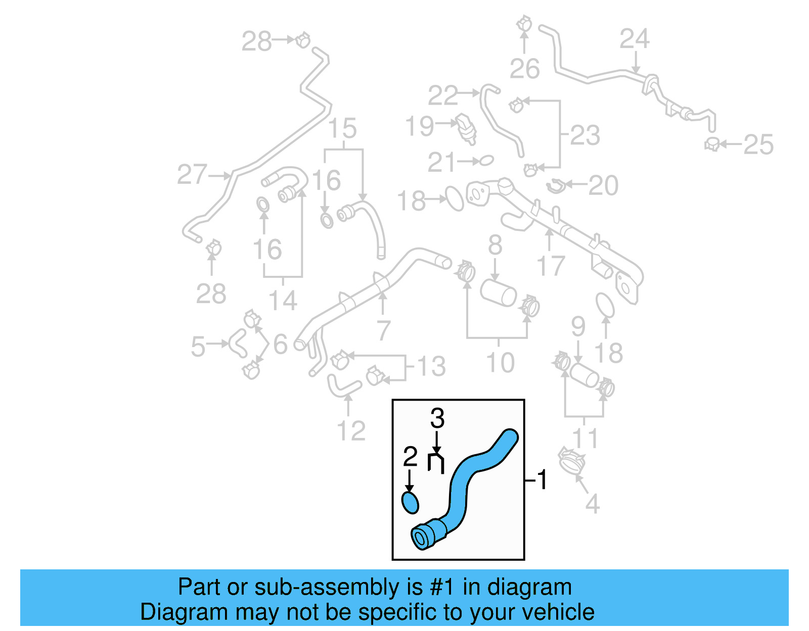 Lower Hose 7L6-122-101-F - View 9