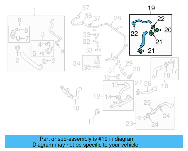 Radiator Coolant Hose 5C0-121-049-F - View 9
