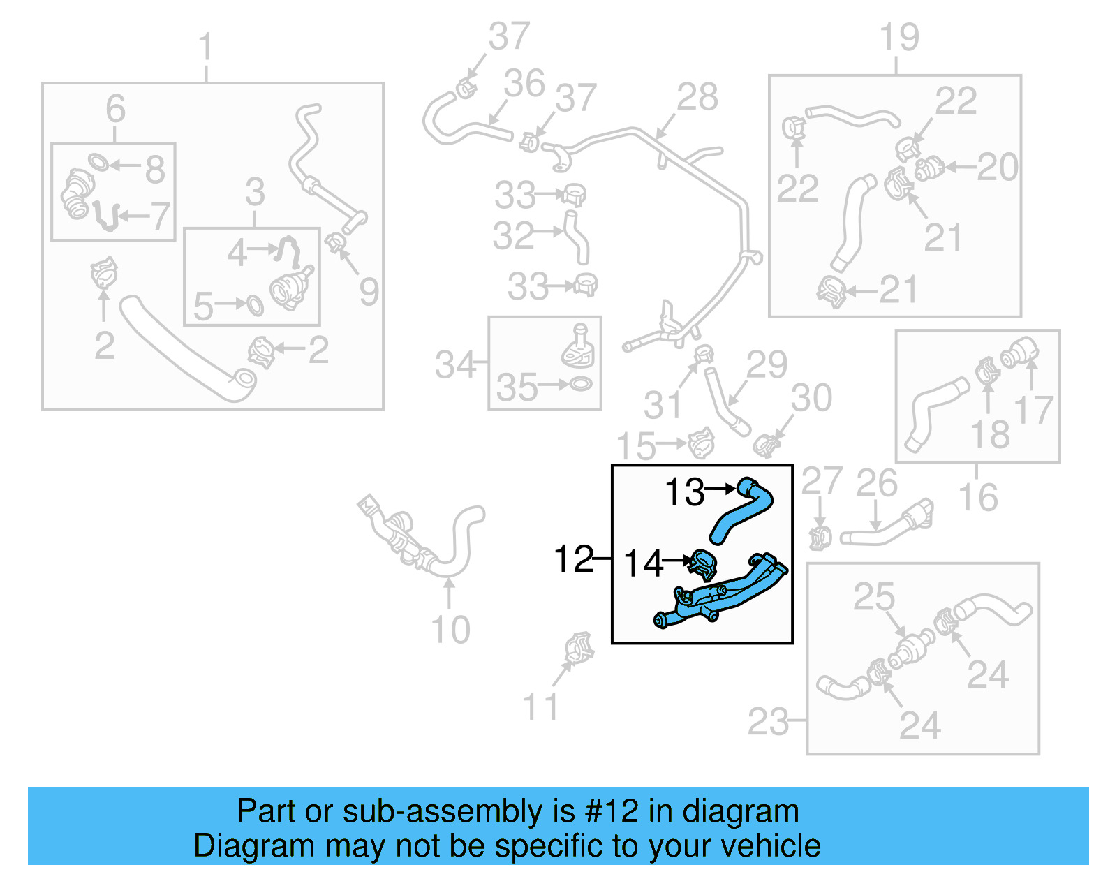 Hose & Tube Assembly 5C0-121-064-G - View 20