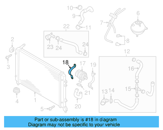 Auxiliary Pump Retainer 5C0-121-093-E - View 6