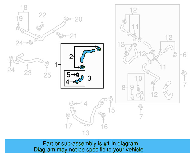 Radiator Hose 5C0-122-051-P - View 5