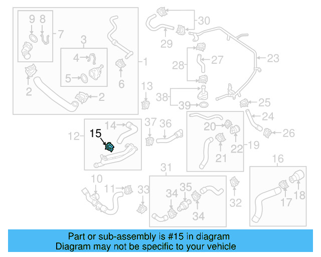 Inlet Hose 5C0-122-073-C - View 38