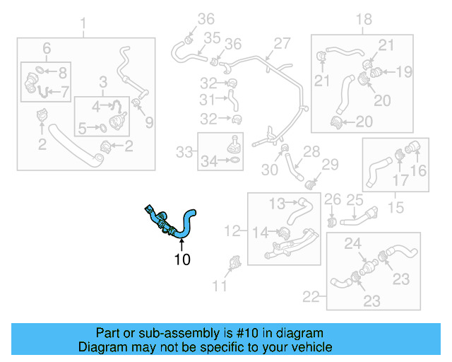 Engine Coolant Pipe 5C0-122-073-D - View 28