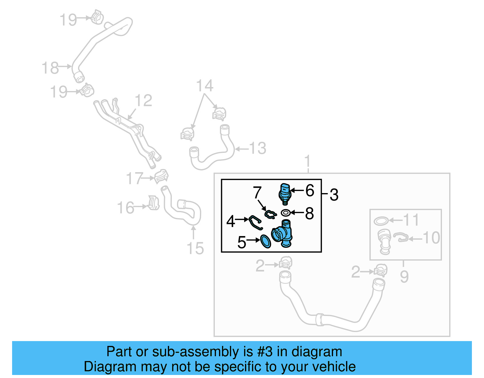 Lower Coupling 5C0-122-291-C - View 53