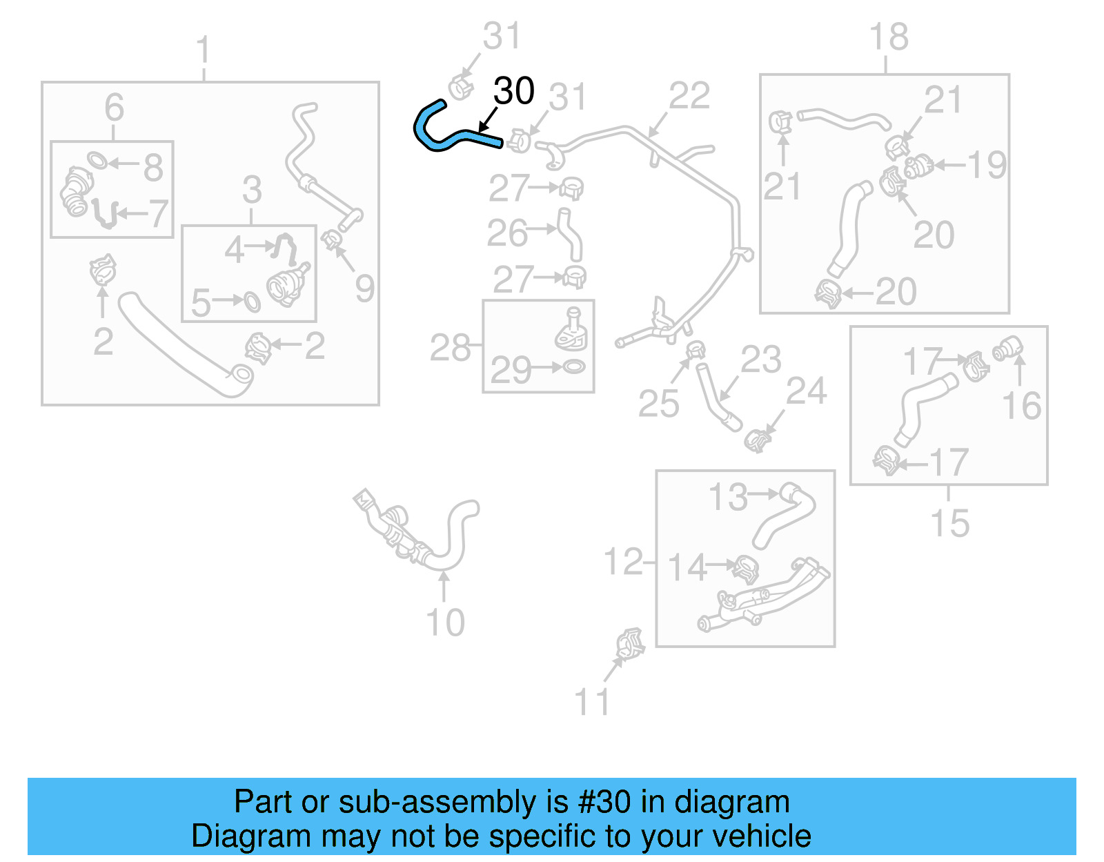 Overflow Hose 5C0-122-447-F - View 11