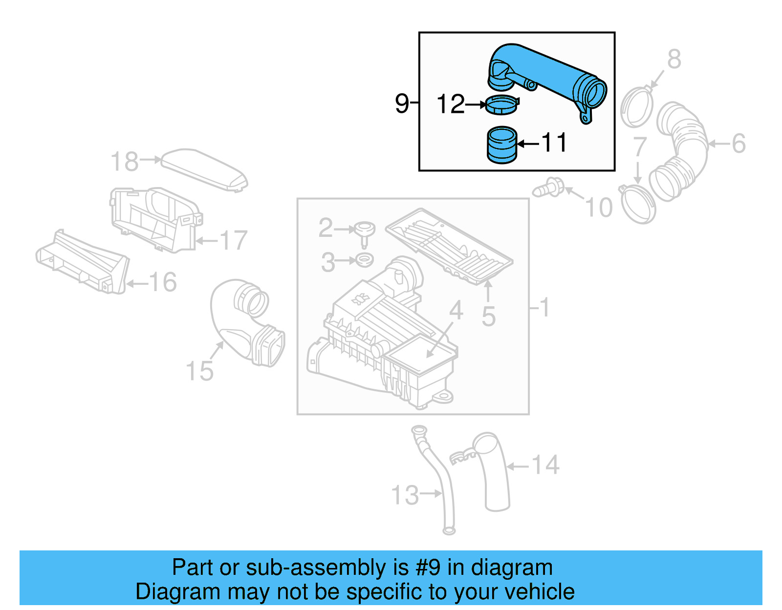 Duct Assembly 5C0-129-654-C - View 10