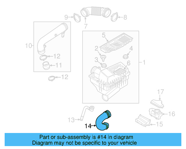 Connector Pipe 5C0-129-684 - View 5