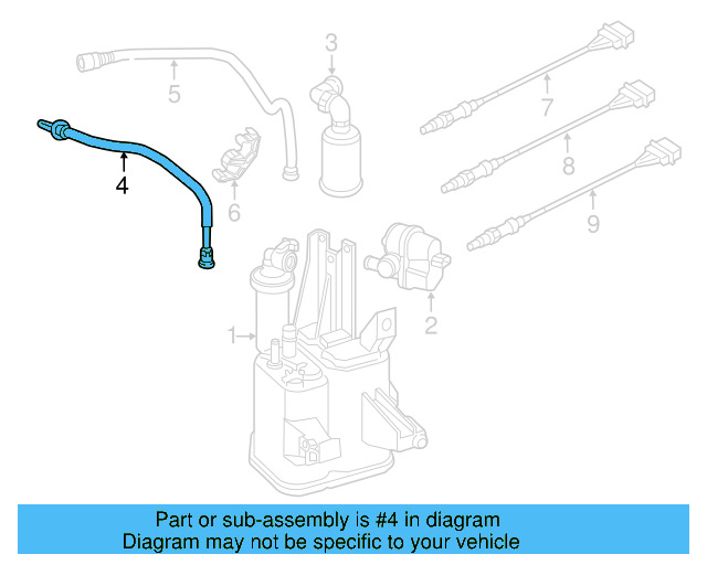 Outlet Tube 5C0-201-160-N - View 4