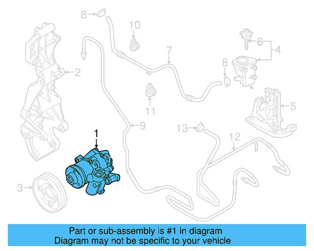 Power Steering Pump 5C0-422-152-J - View 17
